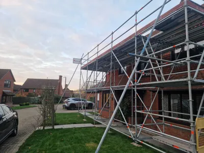 Domestic Scaffolding for Solar Panel Installation in Milton Keynes