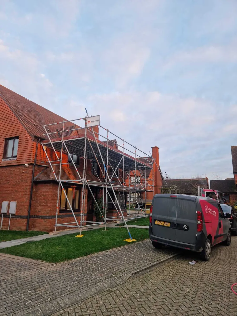 Domestic Scaffolding for Solar Panel Installation in Milton Keynes